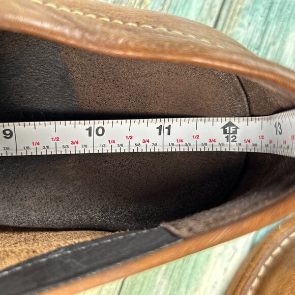 Cole Haan Loafers Mens Size 12M Brown Leather Slip On Split Toe Dress Shoes - Picture 11 of 14